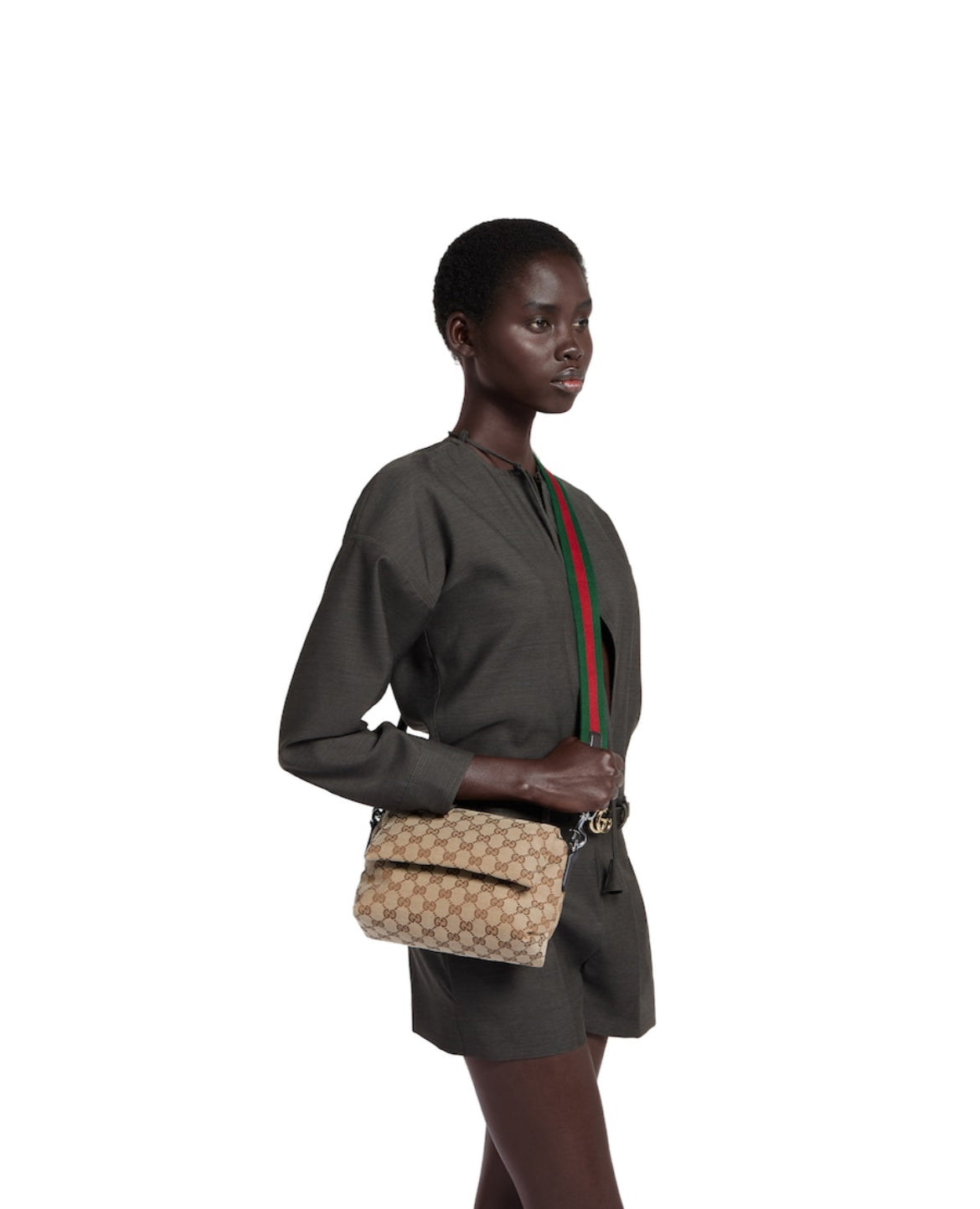 Sac à bandoulière en toile GG petit format - #2