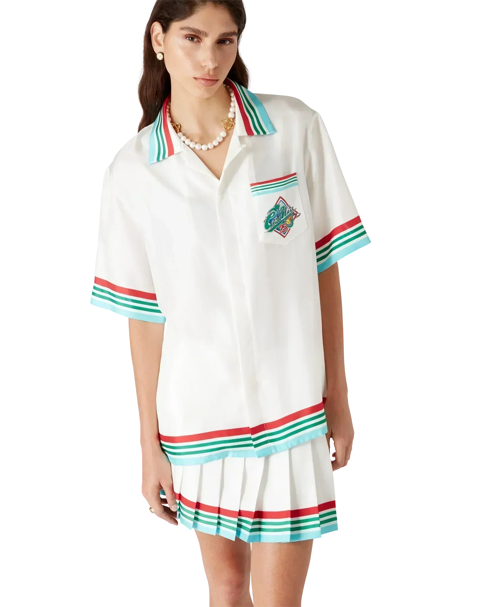 Casa Way World Series Short Sleeve Silk Shirt