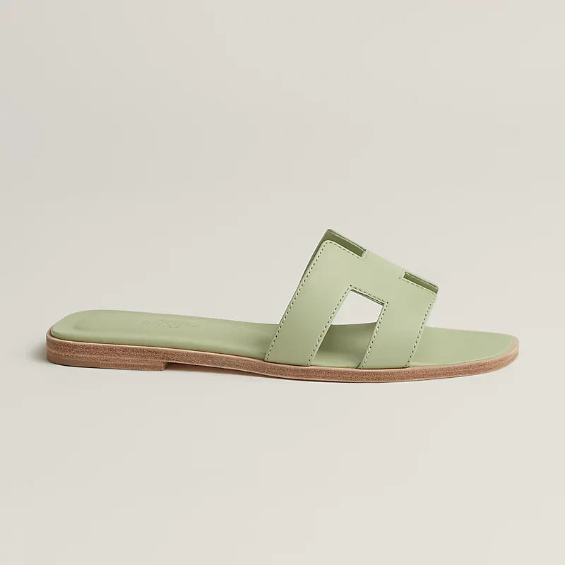 Hermes - Claquettes Vert de mer