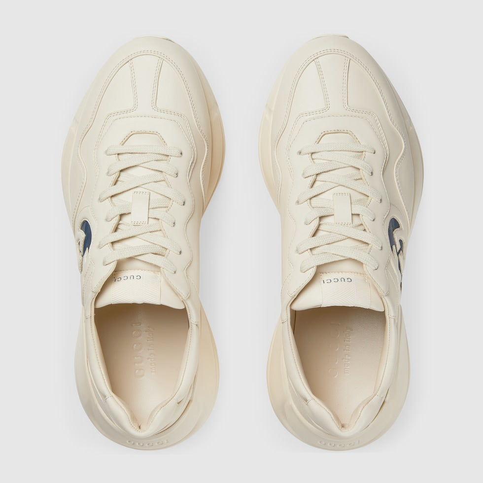 BASKETS EN CUIR RHYTON AVEC LOGO GUCCI POUR HOMME - #2