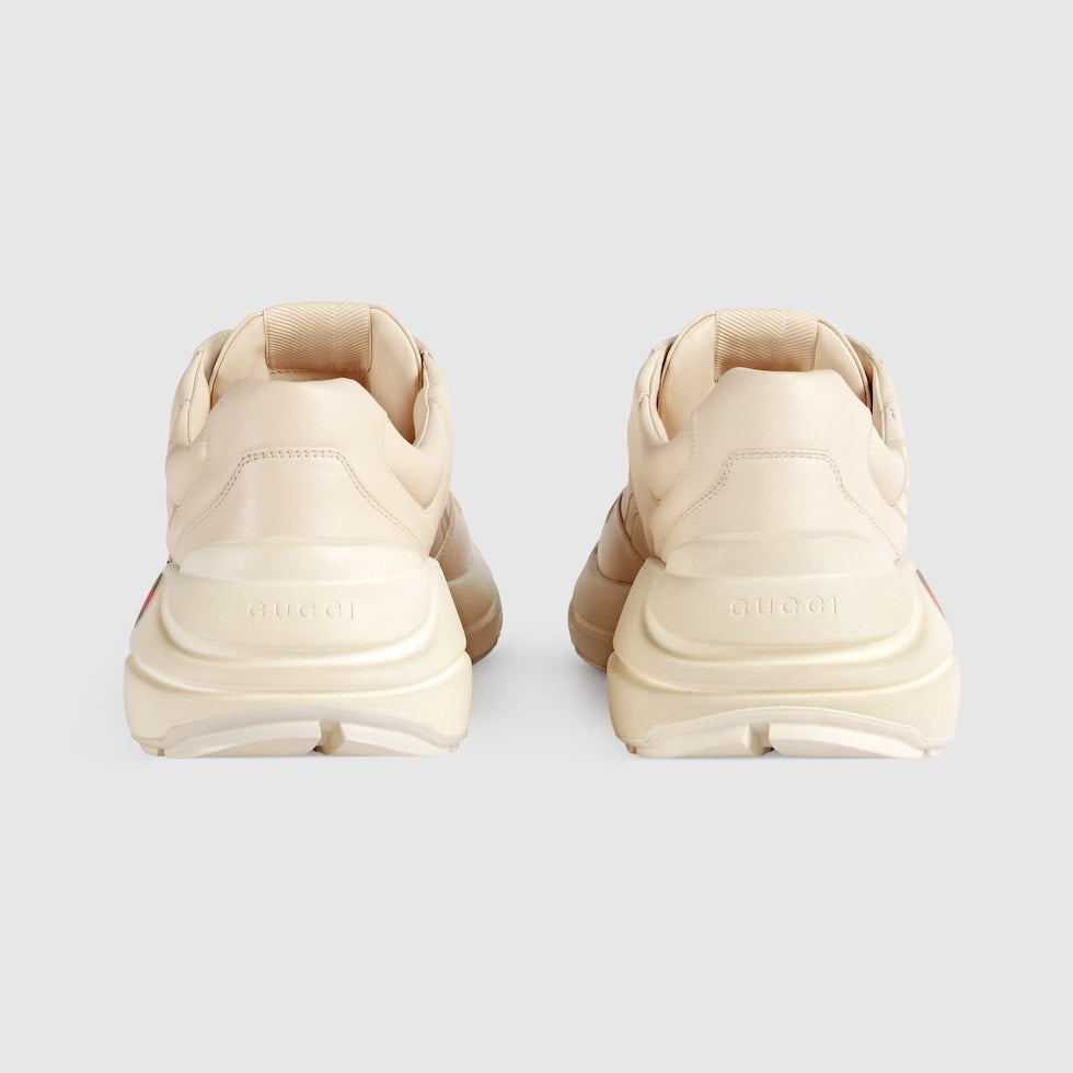 BASKETS EN CUIR RHYTON AVEC LOGO GUCCI POUR HOMME - #1