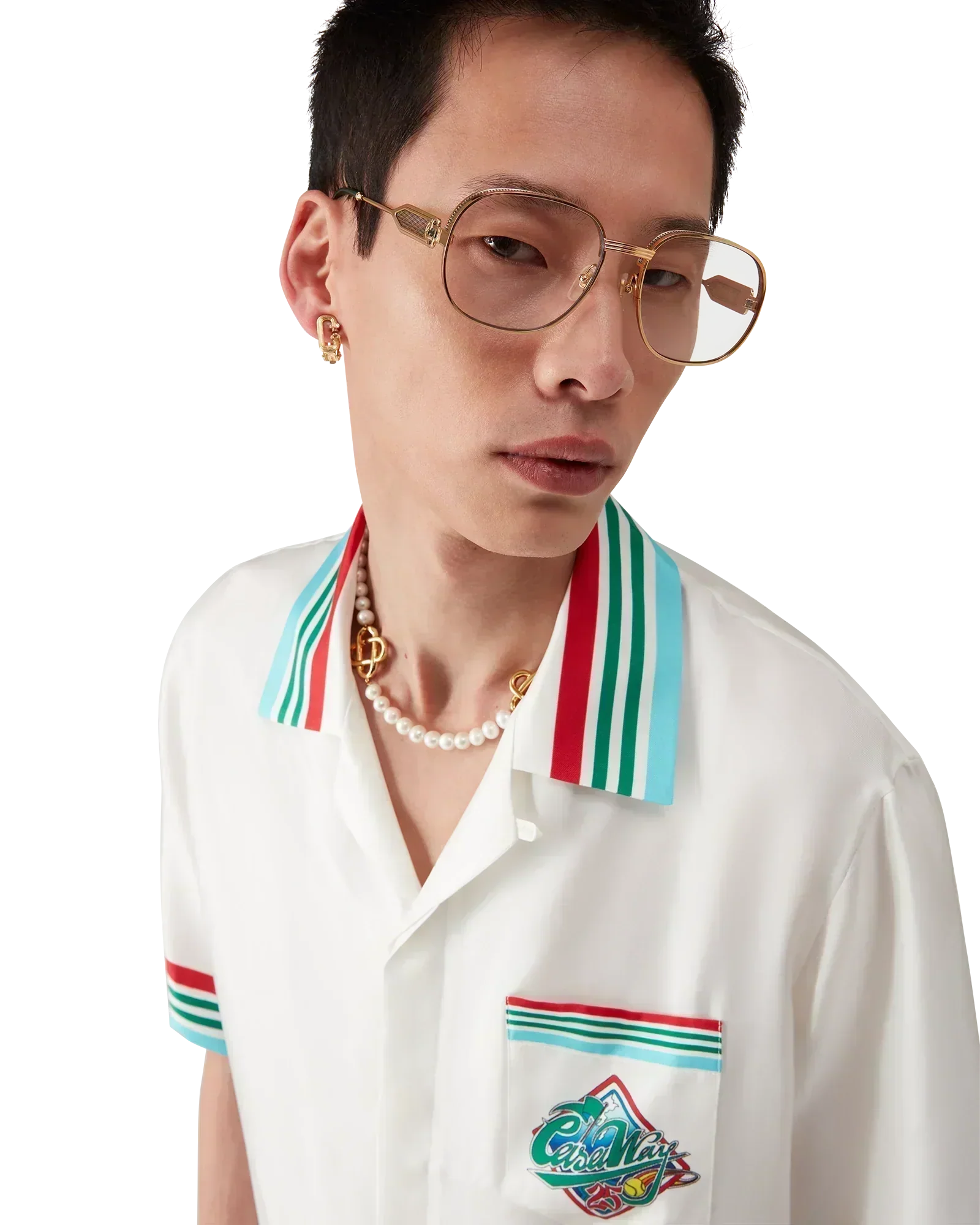 Casa Way World Series Short Sleeve Silk Shirt