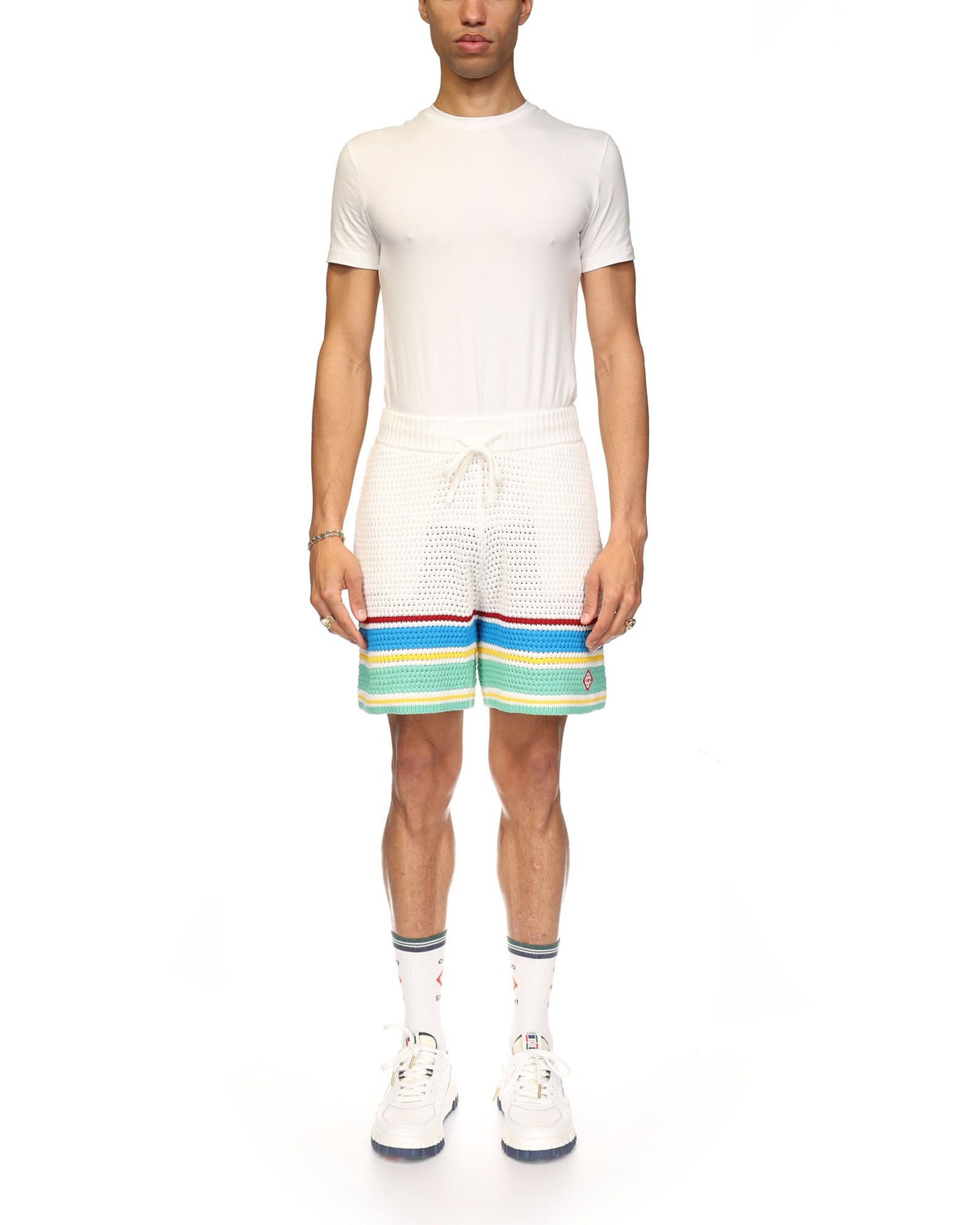 Crochet Tennis Shorts - casablanca (2)