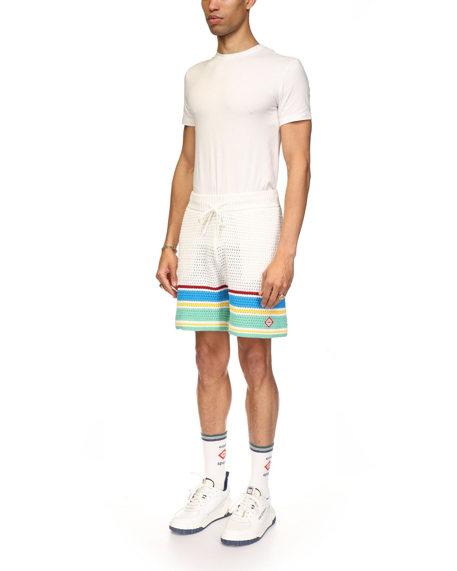 Crochet Tennis Shorts - casablanca (2)